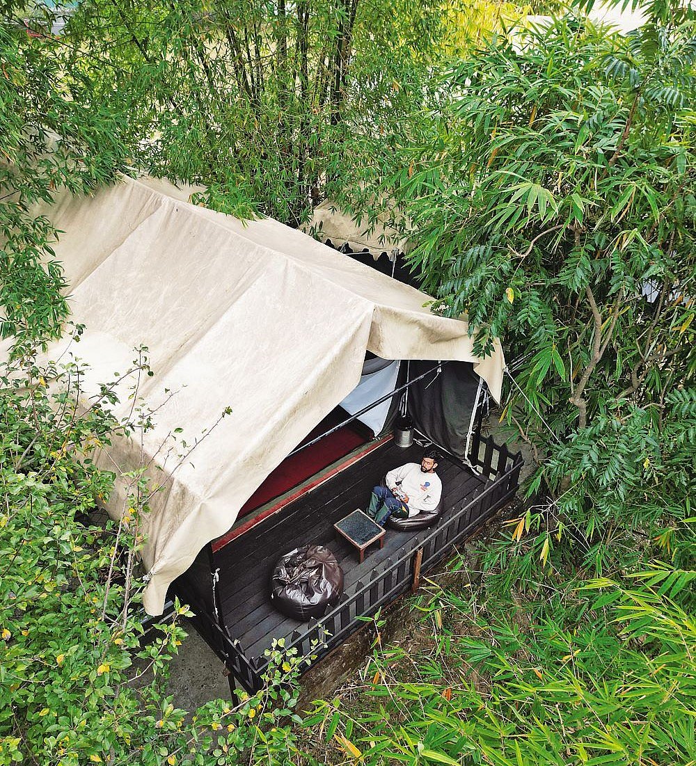 With its serene atmosphere, the stay makes for a tranquil getaway